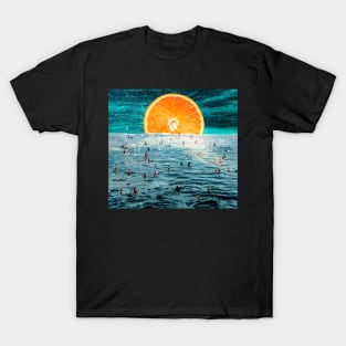 So Long, See You Whenever Summer. A Digital Collage Art T-Shirt